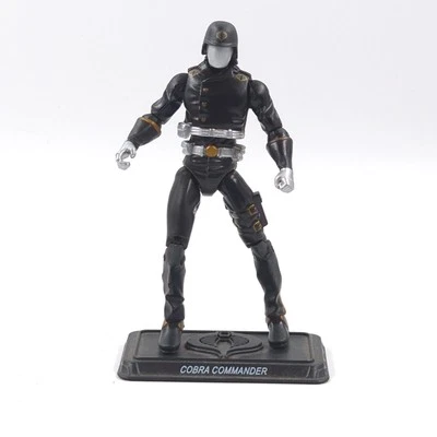 G.I. Joe 2007 black outfit COBRA COMMANDER v26 Cobra Legions Hasbro - Image 1 of 4