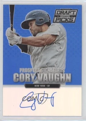 2013 Prizm Perennial Draft Picks Prospect Signatures Blue /75 Cory Vaughn Auto - Image 1 of 2