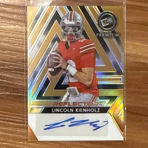 2024 Leaf Press Pass Football Lincoln Kienholz Gold Refractor 3/5 - Bild 1 von 3