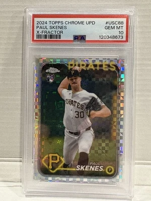 Serie de actualización cromada Topps 2024 - Paul Skenes #USC88 X-Fractor (RC) Foto 1 de 2