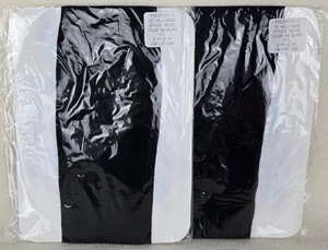 2 Pair Fredericks of Hollywood Thigh High Stockings BLACK M/L Lace Top NEW Vtg - Picture 1 of 4