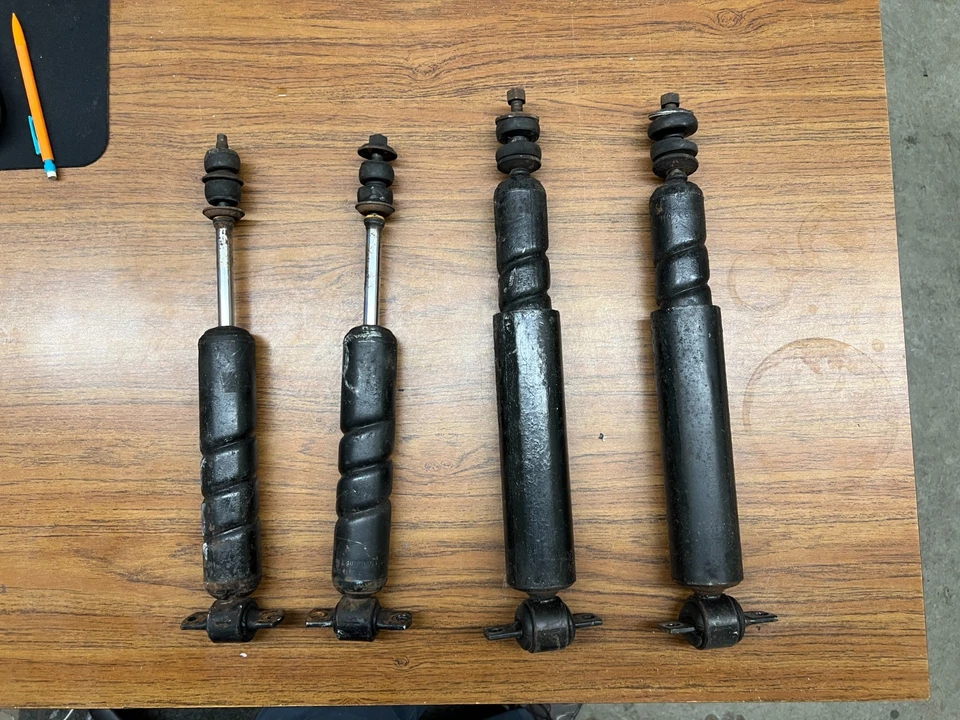 ORIGINAL 1970-81 CHEVY CAMARO FIREBIRD F BODY SPIRAL SHOCKS FRONT REAR GM RARE - image 1 of 4