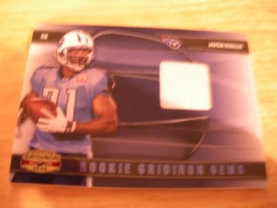 JAVON RINGER ROOKIE GRIDIRON GEMS EVENT WORN JERSEY 01/50 TENNESSEE TITANS RC #1 - Image 1 of 2