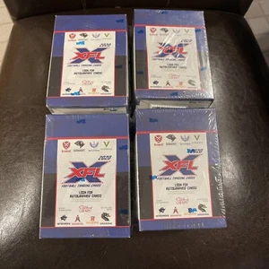 Lot Of 4 2020 Topps XFL Football Factory Sealed Blaster Boxes Heineke - Picture 1 of 4