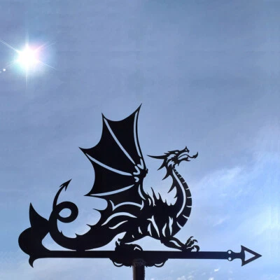 The Dragon Metal Weathervane, Weather Vane, home roof decor - Image 1 of 4