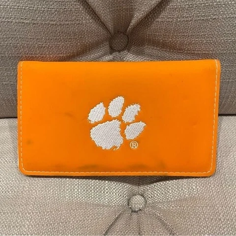 Alan Stuart NY Clemson Tigers Embroidered Folding Passport holder Cover