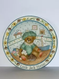 CHERISHED TEDDIES 1995 LITTLE JACK HORNER NURSERY RHYMES COLLECTORS PLATE - Picture 1 of 4