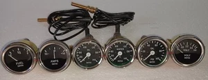 Smiths-52mm-Kit-Temp-Oil-Fuel-Oil Temp Gauge Volt +Amp Gauges - Bild 1 von 3