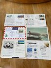 Germany & Israel 7 modern postcards all zeppelin and special air transport