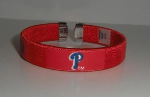 Philadelphia Phillies Fan Band Bracelet MLB Licensed Baseball Jewelry - Picture 1 of 6