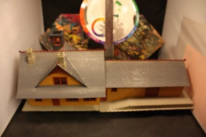 Rail King By M.T.H. Electric Trains Train Depot and Station Dsiplayed AS-IS - Picture 1 of 11