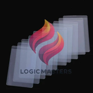 10PCS Soft Clear Plastic Card Sleeves Protectors for ID Cards - Picture 1 of 1