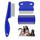 Pet Accessories Flea Comb Hair Shedding Comb Stainless Steel Fur Removal Brush