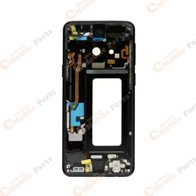Samsung Galaxy S9 G960 marco medio placa bisel chasis negro Foto 1 de 4