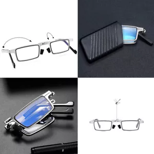 US 2-4 Paar faltbare leichte Titan Material schraubenlos antiblaue Lesebrille - Bild 1 von 28