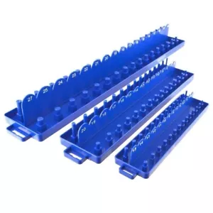 3pcs 1/2", 1/4", 3/8" Socket Tray Holder Metric 4mm~27mm - Picture 1 of 1