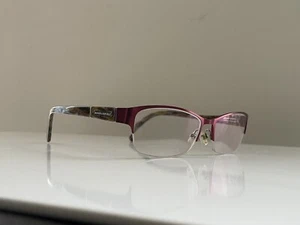 Banana Republic JORDYN 023B 54-16-135 Burgundy Half Rim Eyeglasses Frame ZB30 - Picture 1 of 11
