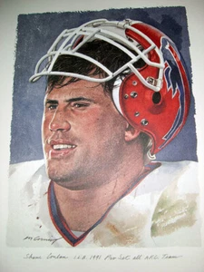 Shane Conlan Buffalo Bills Rare Art - Picture 1 of 1