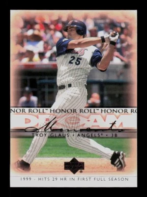 2002 Upper Deck Honor Roll - Dream Moments Troy Glaus #80 - Image 1 of 2