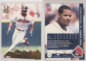 2000 Pacific Omega Gold /120 Manny Ramirez #40