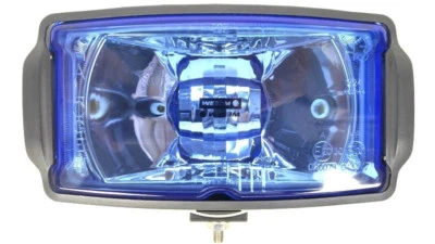 Blau Fernscheinwerfer m. Positionslicht H3 Zusatzscheinwerfer 12 24V Halogen LKW - Bild 1 von 4