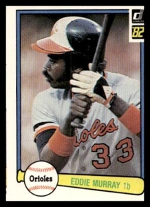 1982 Donruss #483 Eddie Murray Baltimore Orioles Baseball card - Picture 1 of 2