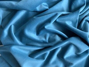 TURKISH BLUE - Upholstery / Furnishing velvet - - Cushions, curtains. STOOL - Picture 1 of 9