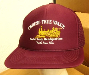 CROUSE trucker cap Model Train Headquarters cap Lima OHIO snapback hat - Picture 1 of 1