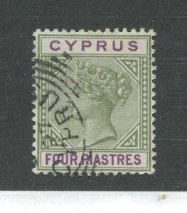Chipre QV 1894 4 piastras usadas - Imagen 1 de 1