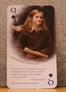 WIZARDING WORLD OF HARRY POTTER UNIVERSAL STUDIOS CARD HERMIONE GRANGER QUEEN H - Picture 1 of 2
