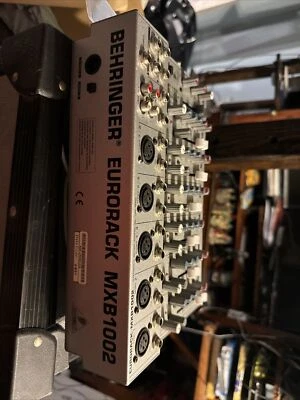 Behringer Eurorack MXB1002 10-Channel Sound Mixer Console Works Good Needs Plug - Image 1 of 4