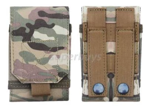 IPhone Samsung Galaxy MOLLE Mobile Phone Smartphone Cell Belt Pouch Bag Case GRL - Picture 1 of 1