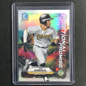 2021 Bowman Chrome NICK GONZALES Positional Promise Refractor #NG - Picture 1 of 1