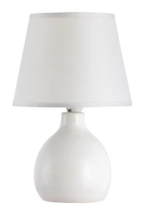 Rabalux 4475 Tischleuchte Ingrid, E14, Keramik, creme, rund, Standard, ø170mm - Bild 1 von 4