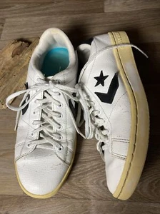 Converse All Court Trainers Cuero Blanco Reino Unido Talla 6 Baratos - Imagen 1 de 7