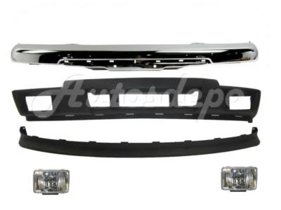 FOR 04 05 06 07 08 GMC CANYON  FRONT BUMPER FOG VALANCE 5P - Image 1 of 4