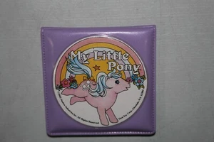 1983 My little Pony Vinyl Folding Compact Mirror Hasbro - Picture 1 of 5