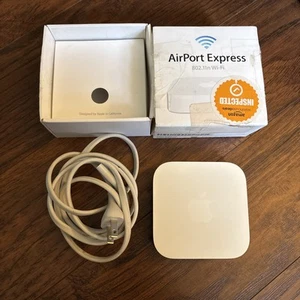 Apple AirPort Express WiFi Router HOMEKIT AIRPLAY ORIGINAL BOX A1392 MC414LL/A - Picture 1 of 12