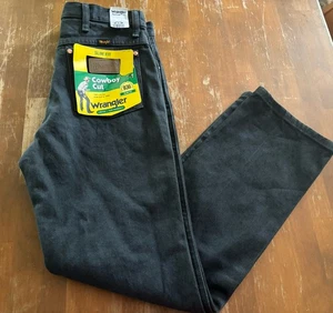 NWT Vintage Wrangler Cowboy Cut Slim Fit Jeans Grey SZ 31 X 30 Western Retro - Picture 1 of 4