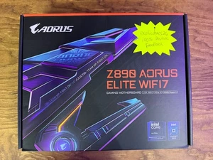 Gigabyte Z890 Aorus Elite WIFI7 Gaming Motherboard LGA 1851 - BLACK - New in box - Picture 1 of 3