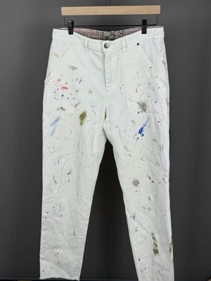 RARE! Alchemist X Guess Usa Denim Carpenter Painted Pants Made In USA - Image 1 of 4