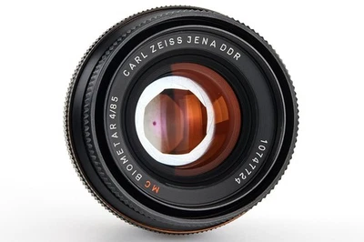 Prototipo de lente Zeiss Jena Biometar negro 4/80 mm f/4 80 mm para Pentacon SIX Foto 1 de 4