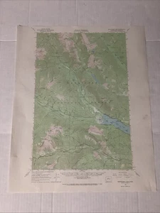 Wenatchee Lake Quadrangle Washington 1970 USGS Topographical Map Conservation - Picture 1 of 8