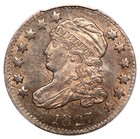 1827 10C CAPPED BUST DIME PCGS AU58 CAC 1827 10C CAPPED BUST DIME PCGS AU58 CAC