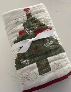 Pottery Barn Arden Tree Handcrafted Quilted EURO Sham - NWOT - Christmas/Holiday - Picture 1 of 5