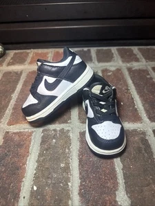 Nike Dunk Low TDE schwarz weiß Panda Kleinkind Freizeitschuhe CW1589-100 Größe 5c - Bild 1 von 9
