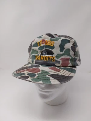 Vintage 80s VF-126 Bandits Camo Snapback Hat Adjustable Made In USA Cap - Image 1 of 4