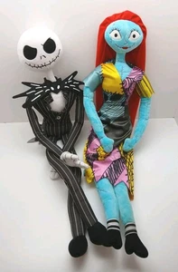 Muñecas de peluche Disney Kcare PESADILLA ANTES DE NAVIDAD Jack & Sally Posable 25"  - Imagen 1 de 23