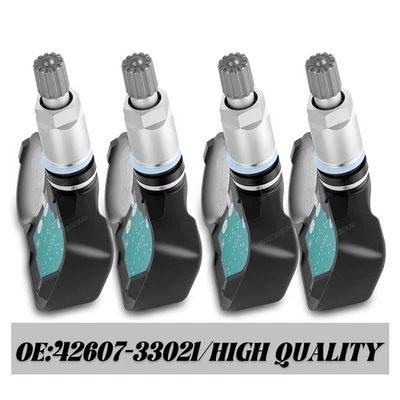 Sensores de monitoreo de presión de neumáticos para Toyota Land Cruiser 42607-33011 05-2015 4 piezas Foto 1 de 4