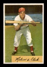 1954 BOWMAN BASEBALL #175 Mel Clark   Philadelphia Phillies